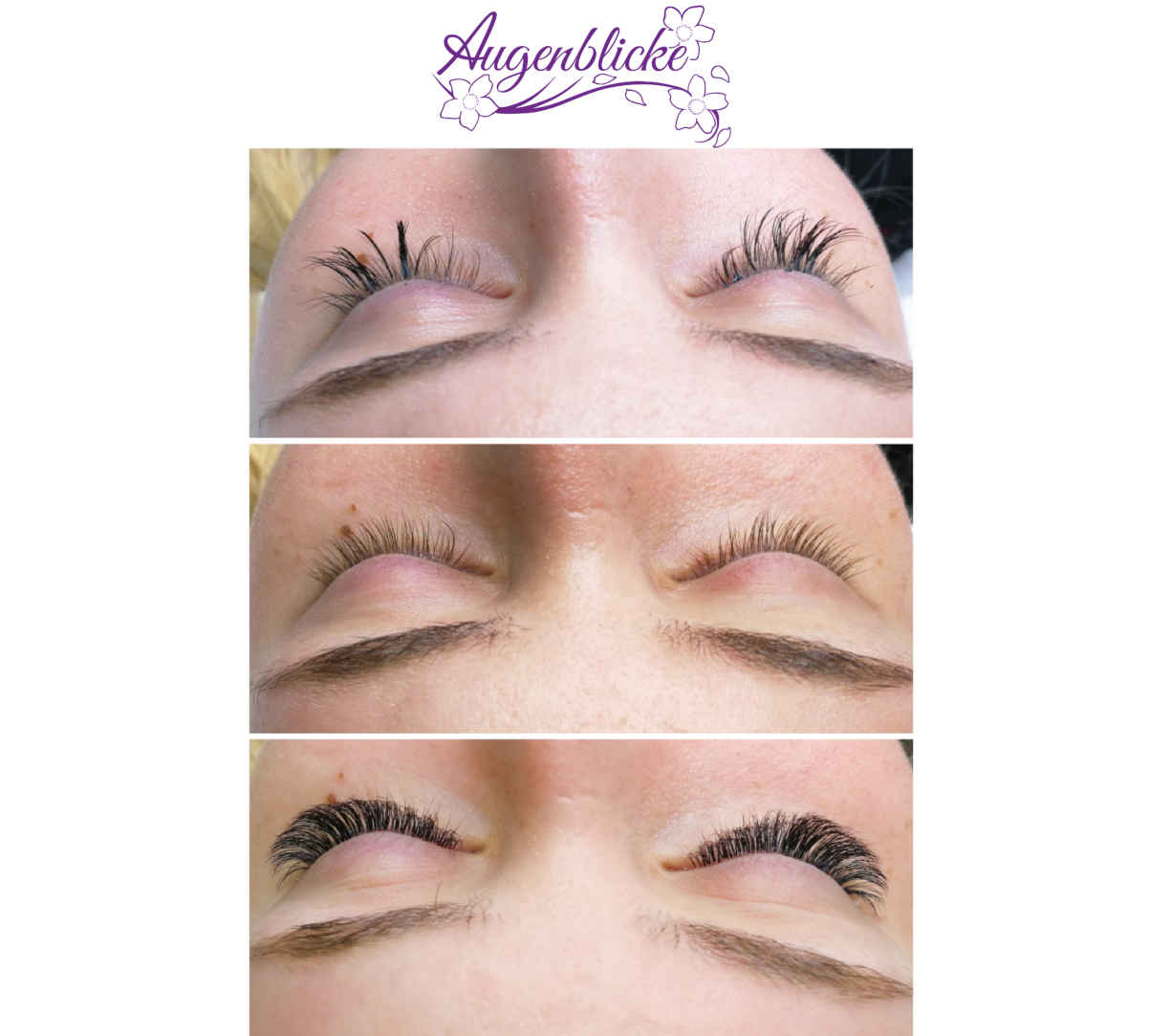 Volumen wimpern Vorher Nachher