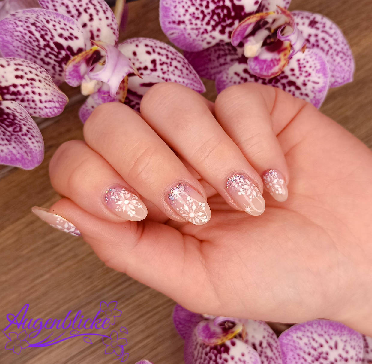 winter shellac design