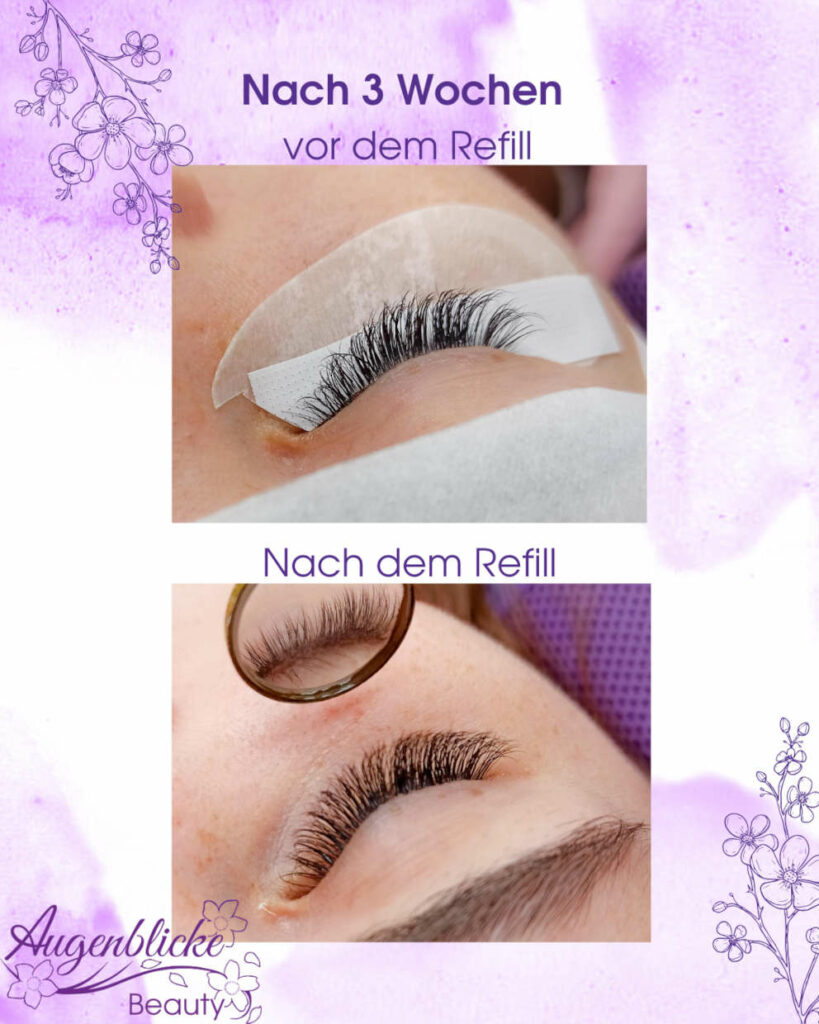Vergleich nach 3 wochen