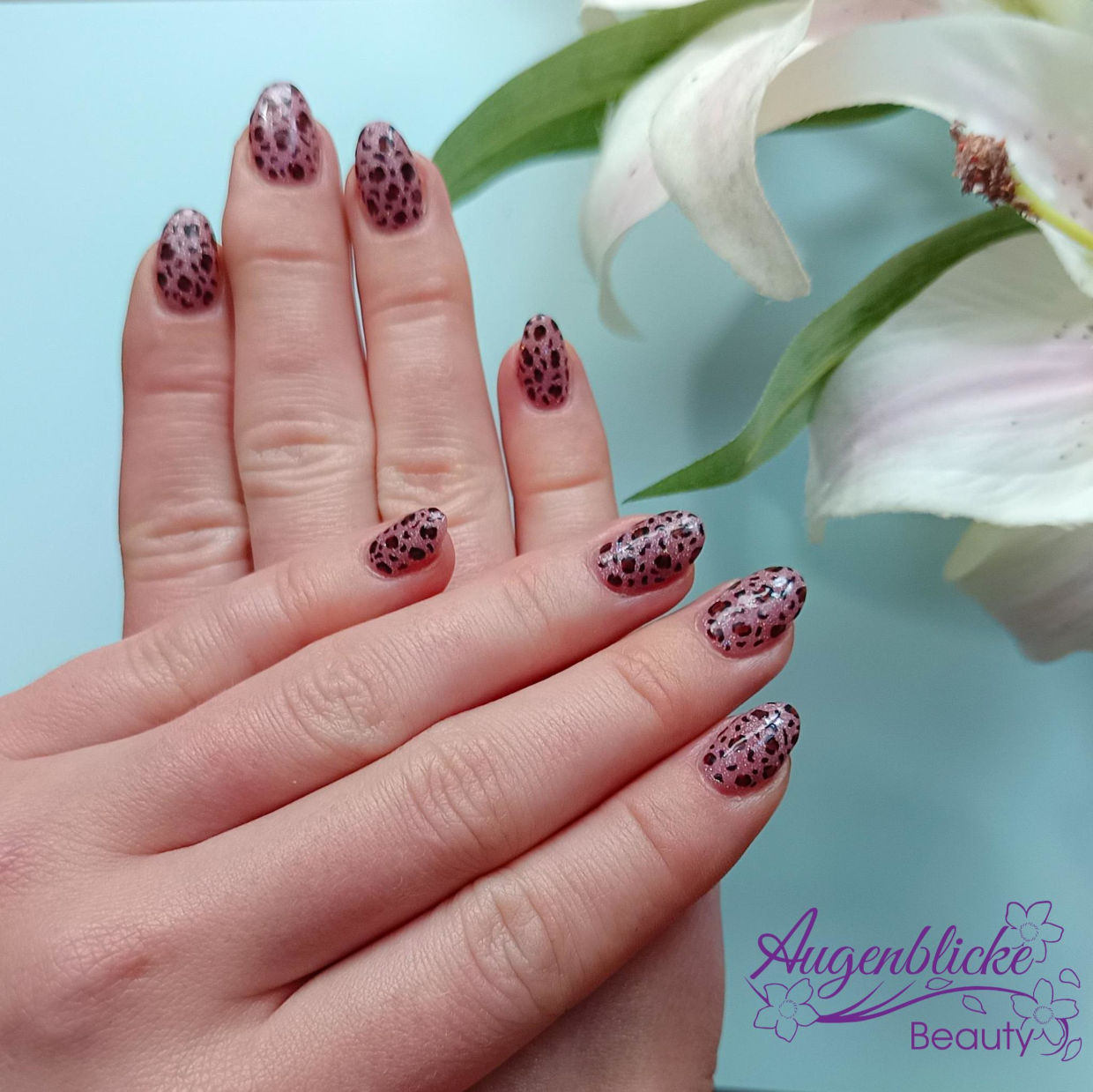 shellac gellack animalprint